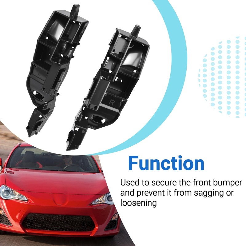 Front Bumper Side Brackets Kit Fits for 2017-2020 Toyota GT