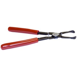 MAG-MATE PLP100 Push Pin Pliers, Straight Pliers to Remove Pins, Anchors, Retainers, Made of Plastic with Vinyl Grip, Easy to Use, 9-3/4" Long, Red