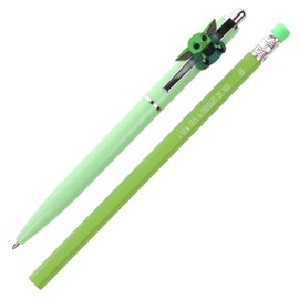 Stands Out, Supplying Outstanding Gifts Baby Alien Pen and Pencil Set Kids Charm Topper School Stationary Kits Gift