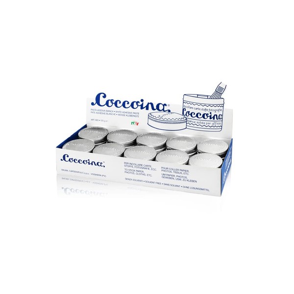COCCOINA Original White Paste TIN, 603, Box of 10