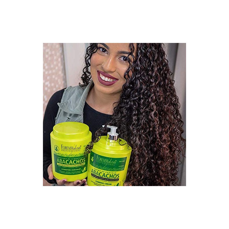 Forever Liss - Linha Abacachos - Creme de Pentear Para