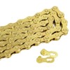 Bicycle Chains Bicycle Chain 9 Speed 116 Unisex Gold for