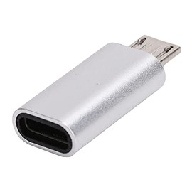 Adaptador Tipo C a Micro USB, Conector de Conversin Micro USB Macho a Tipo C Hembra, Convertidor de Carga USB de Lnea de Datos para Telfono Celular,  
