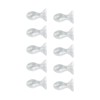 10pcs Hearing Amplifier Dome Silicone Ear Tip Earplug Replacement Accessory