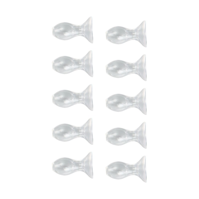 10pcs Hearing Amplifier Dome Silicone Ear Tip Earplug Replacement Accessory
