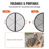 VEVOR X-Marks Fire Pit Grill Grate, Foldable Round Cooking Grate,