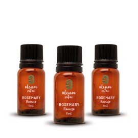 3x2 Aceite Esencial de Romero Rosmarinus Officinalis 100% Puro y Orgánico 15 ml