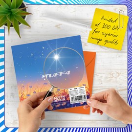 10th Anniversary Card - Rabbits in Love Ten Years Down - Congratulations Cards for 10th Anniversary, 145mm Congratulations Greeting Card