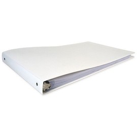 11x17 1" Round Ring, White Poly Binder (512680)
