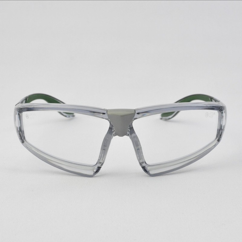 [ミドリ安全] ビジョンベルデ 保護めがね 作業用 曇り止め UVカット 角度調整可 メタルフリー VD201F