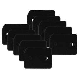 vhbw 10x Socket Filter Compatible with Miele TKB540WP, TKB500-50, TKB450WP, TKB440WP, TKB555WP T1Edition, TKB555WP, TKB550WP Tumble Dryer