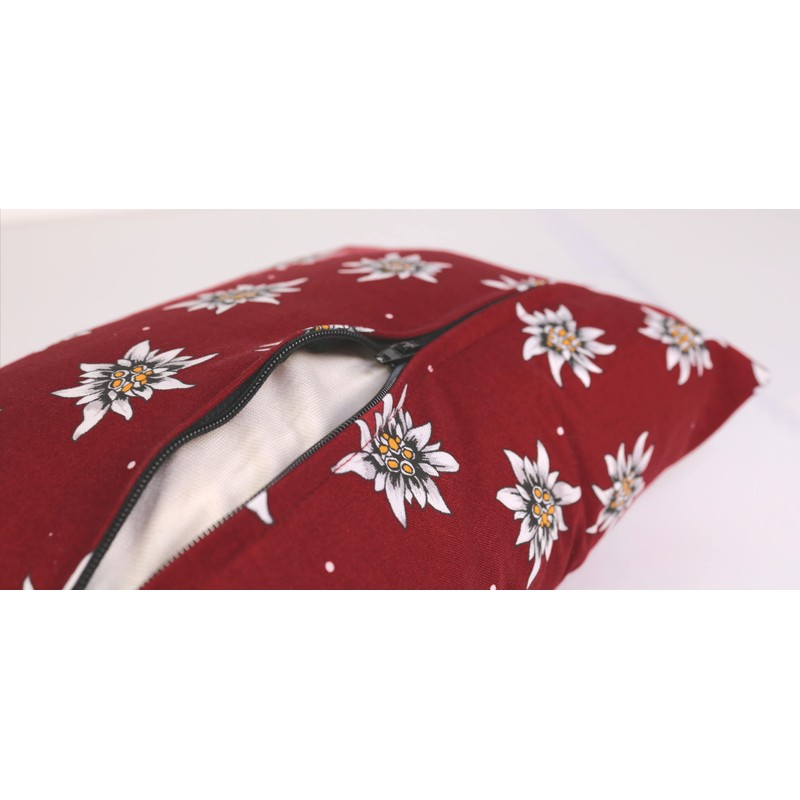 Herb Pillow "8 Herbs" 30 x 20 cm "Blume-Edelweiss" +