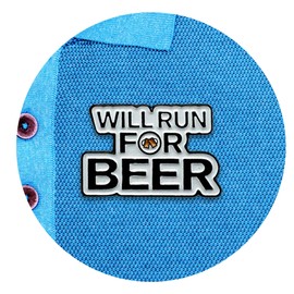 meSNAPS Enamel Pins, Shut Up, I’m Not Almost There, 1 pc – Decorative, Funny Enamel Pins for Clothes, Bags, Shoes, Hats, Backpacks – Reusable No-Pin Fasteners - Personalizable Charms for Kids & Adults