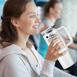 HYMONA Chef Gifts for Men Women - 40oz Stainless Steel Chef Coffee Tumbler with Handle, Chef Cup, Gifts for Chefs, Cooking Lovers Gift Ideas, Baking/Culinary Gifts, Birthday Gifts for Chef Dad Husband