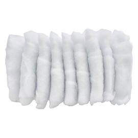 Snow Cotton Decorative Snow, Artificial Snow, Snow, Craft Wadding, Craft Material, White Zigzag, 100 g