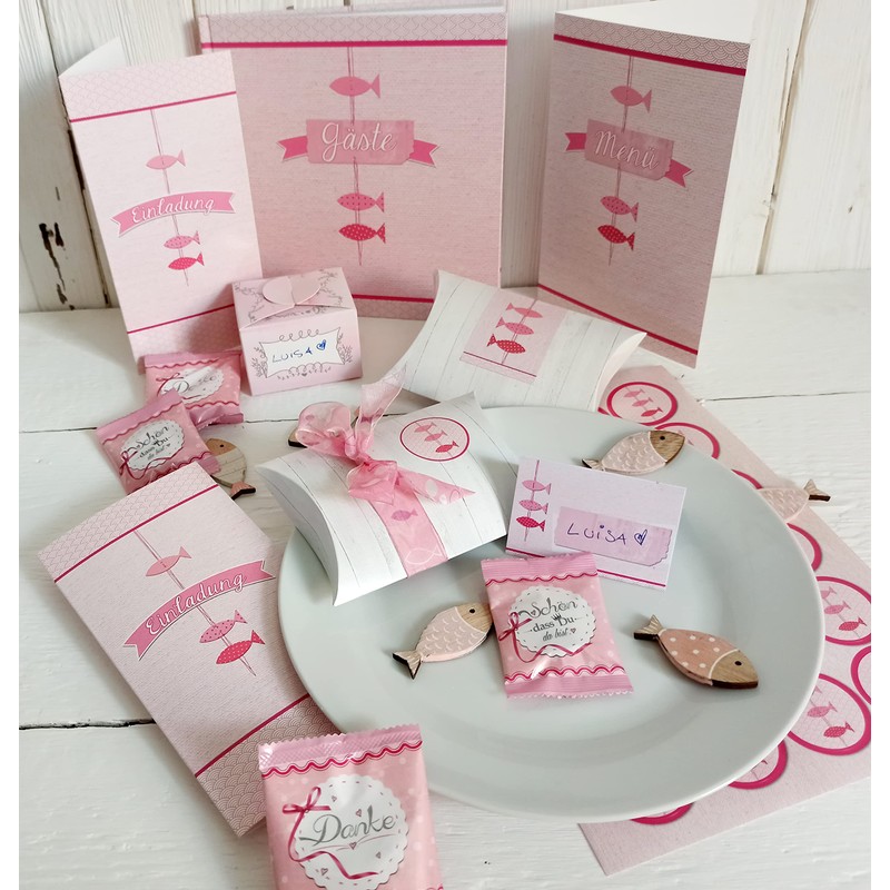 Logbuch-Verlag Gummy Bear Pink / Blue / Green Heart /
