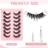 Geelin 7 Pcs Porch Goose Outfit Eyelash for 23/17'' Plastic