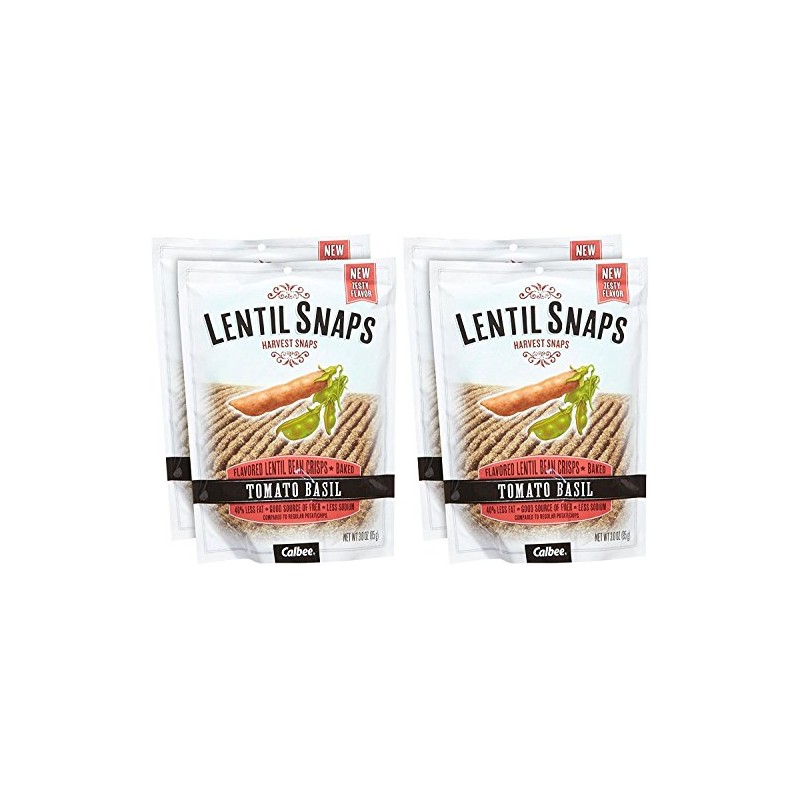 Calbee Lentil Snaps - Tomato Basil - 3 OZ -