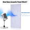 Frienda 6 Pcs Large Acoustic Panels 47 x 24 x