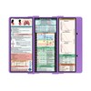 Whitecoat Clipboard® Trifold - Respiratory Therapy Edition (Lilac, Trifold)