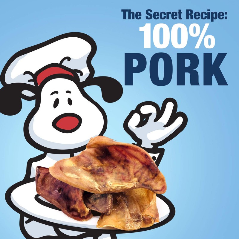 ValueBull New Pig Ears, 50 Count