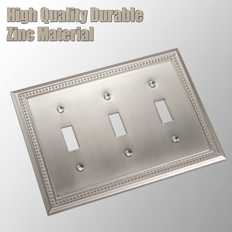 Henne Bery Sunken Pearls Heavy Duty Decorative Wall Plate Switch