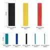 656 Piece Heat Shrink Tube Assortment Set, 4 Colours, 8