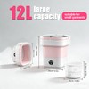Mini Portable Washing Machine for Small Pet Clothes,Foldable Washer,Detachable Spin-Dry