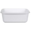 Rectangle Dishpan Finish: White