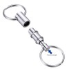 Quick Release Detachable Pull Apart Key Rings Pull Coupler Keychain