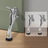 FACAICAI 2 Pack Door Stopper, Heavy Duty, Satin Nickel, 2