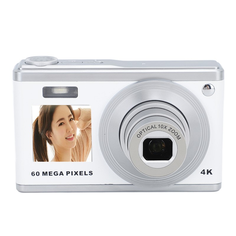 4K Digital Camera Dual HD IPS Screen 10x Optical Zoom