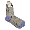 Moomin Women's Large Crew Socks, medium grey