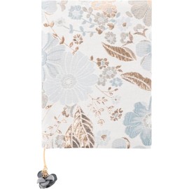 Tofficu Cubierta De Libro De Tela Floral 8.46X6.29X0.39In Protector De Libro Portátil Para Cuadernos Agendas Y Diarios Con Diseño Vintage