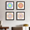 WakiHong Pack of 6 Large Mandala Painting Stencils, Painting Stencils,