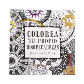 Novelty Corp - Rompecabezas para Colorear, Diseño de Mandalas 300 Piezas