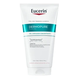 Eucerin Dermopure Gel Limpiador Concentrado 150ml Grasa Día/noche