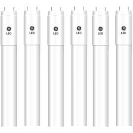 GE (case of 6 Tubes) 19348 T5 LED Tube LED26ET5/G/4/850 Glass, 46 inches, 25 watt, 3900 Lumen, 5000K Daylight Type A Plug and Play
