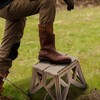 Tactical Folding Step Stool Portable Small Chair Collapsible for Kitchen,Hiking