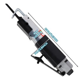 ORIENTOOLS Air Body Saw Pneumatic Tool 90psi Reciprocating Saw 8500BPM Reciprocating Air Body Saw Inlet Thread 1/4'' Air Body Saw Black