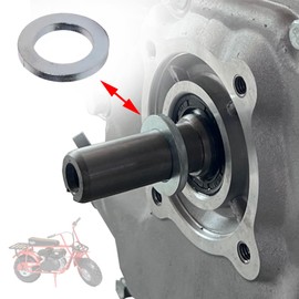 JMCHstore Clutch Spacer Shim 3/4 Shaft for Go Karts & Mini Bikes 30 Series Torque Converter juggernaut for Coleman CT200U BT200X, Predator 212cc, Baja MB200 Doodlebug, Honda Engine GX160 GX200 (3)