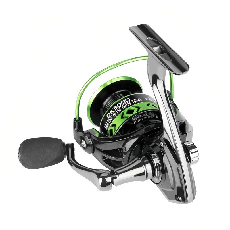 SylvanFlux All-Metal Spinning Fishing Reel – Long Cast Deep Spool,