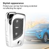 Carbon Fiber Style Car Remote Folding Key Case Cover Protection