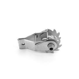 QWORK in-Line Strainer Tensioner, Heavy-Duty Wire Strainer with Compression Clip for Electric Fence and Farm Fence, 4 Pieces