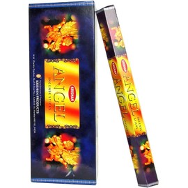 Krishan Christianity Church Incense Stick Angel Archangel Michael Seven Power 240pcs(12 Hexa Packs of 20 Sticks) Incense Stick with Incense stick holder