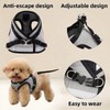 Dog Harness and Lead Set, Adjustable Cat Harness Reflective Small