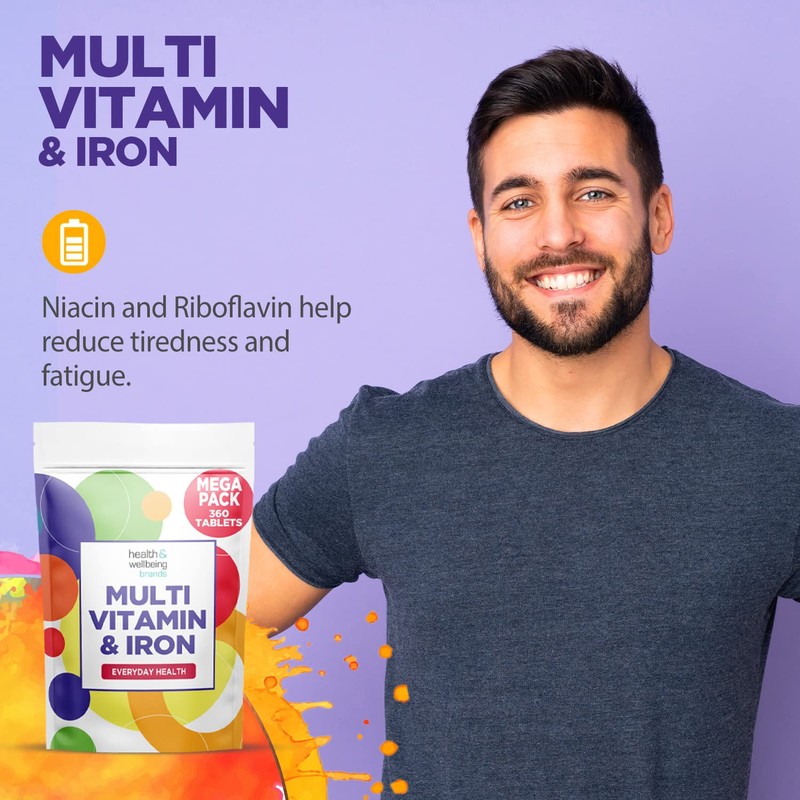 Multivitamin & Iron 360 Tablets | One A Day Formulation