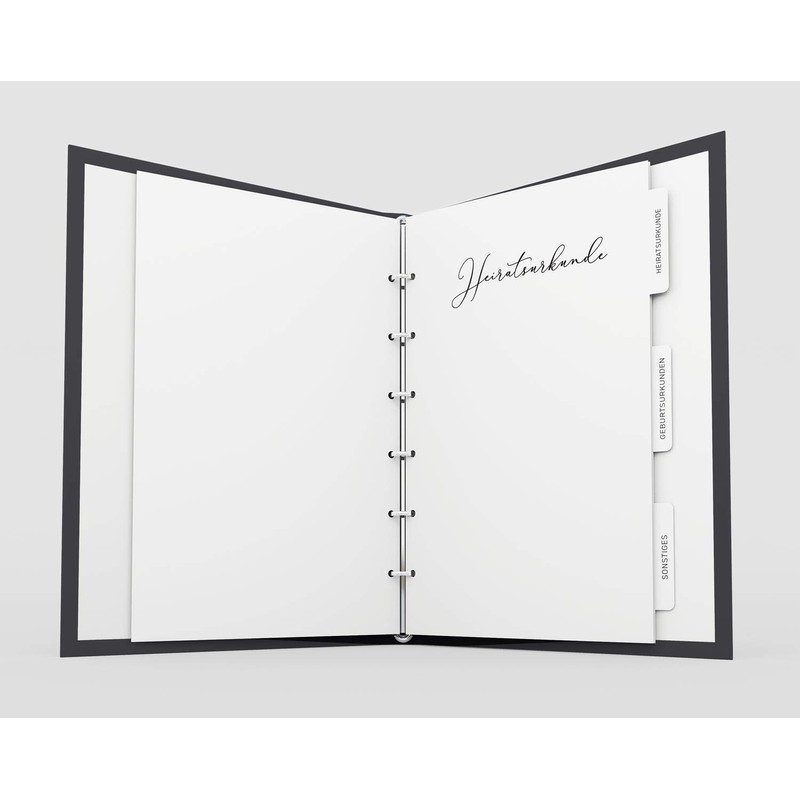 DeinWeddingshop Family Album, Wedding Registry, Deluxe Series, Hard Cover, 16