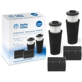 Filtro Fette – Filtro de atrapado de olores pre motor compatible con filtro de escape Dirt Devil Endure, Pre Motor Filter F112 & Exhaust Filter F111