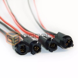 Godaca 4x Connectors Socket Bulb Halogen headlamp Light Harness PigTail T5